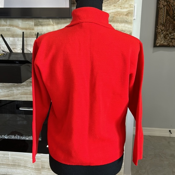 May D&F Bright Red vintage‎ cardigan size 12 (848) - Picture 4 of 10